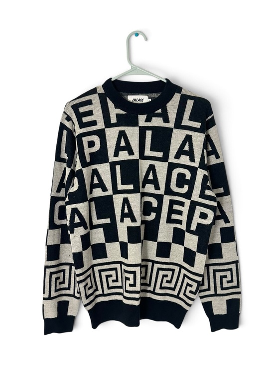 PALACE Other - Palace Check it Knit Sweater Black/Grey